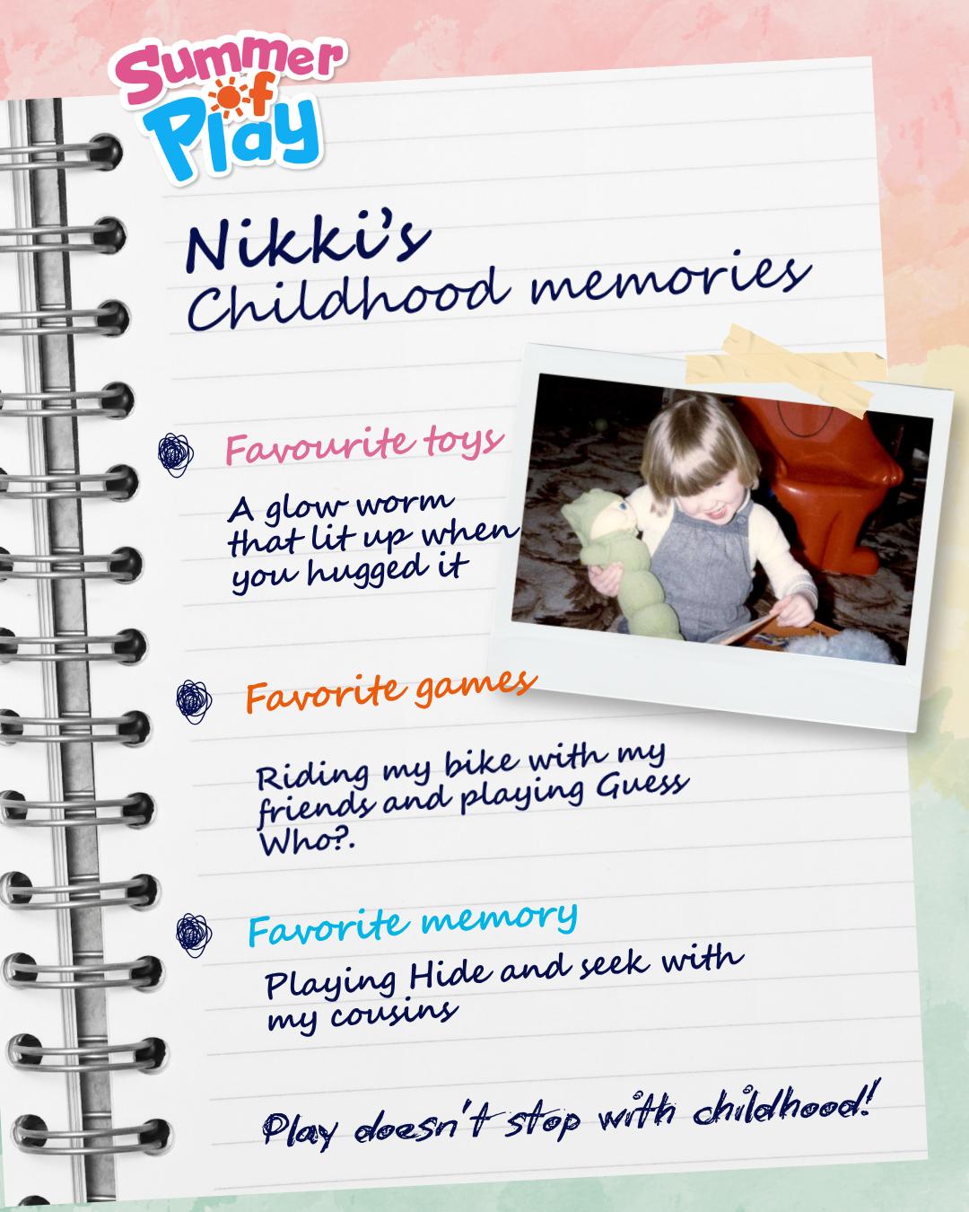 Nikki's childhood memories poster