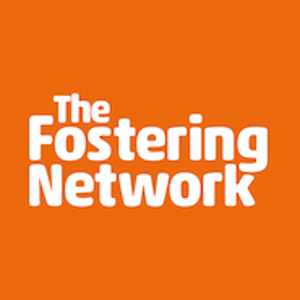 A logo of the fostering network
